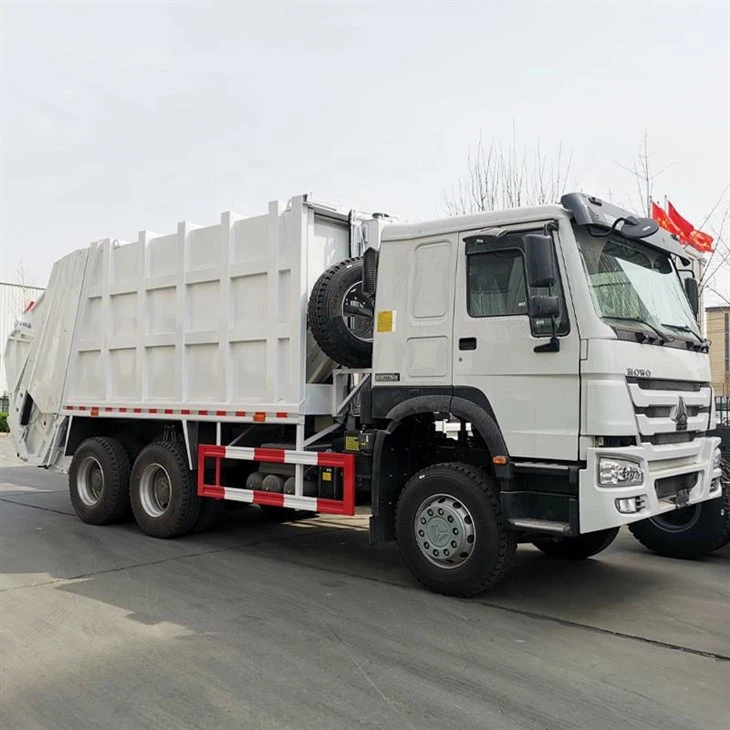 新しい中国トラック HOWO 4×2 ゴミ圧縮機トラック